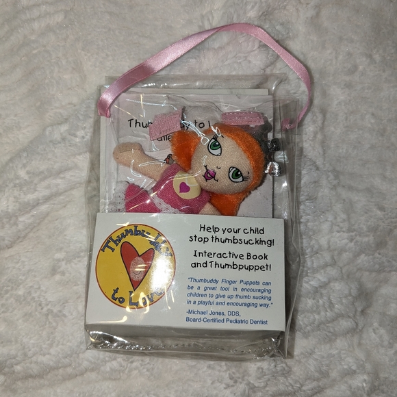 NWT Thumbuddy Doll & Book to help stop thumbsucking - Picture 1 of 2